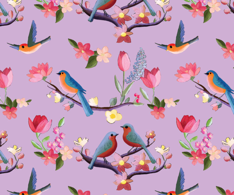 Floral Birds