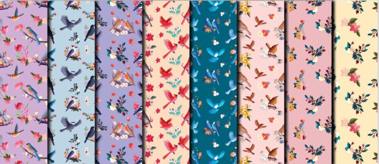 Floral Birds Collection